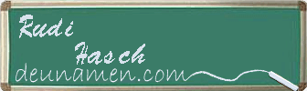 Rudi Hasch Visitenkarte